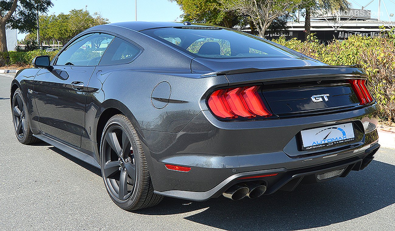 Ford Mustang 2019 GT Premium, 5.0 V8 GCC, 0km w/ 3Yrs or 100K km WTY + 60K km Service at Al Tayer