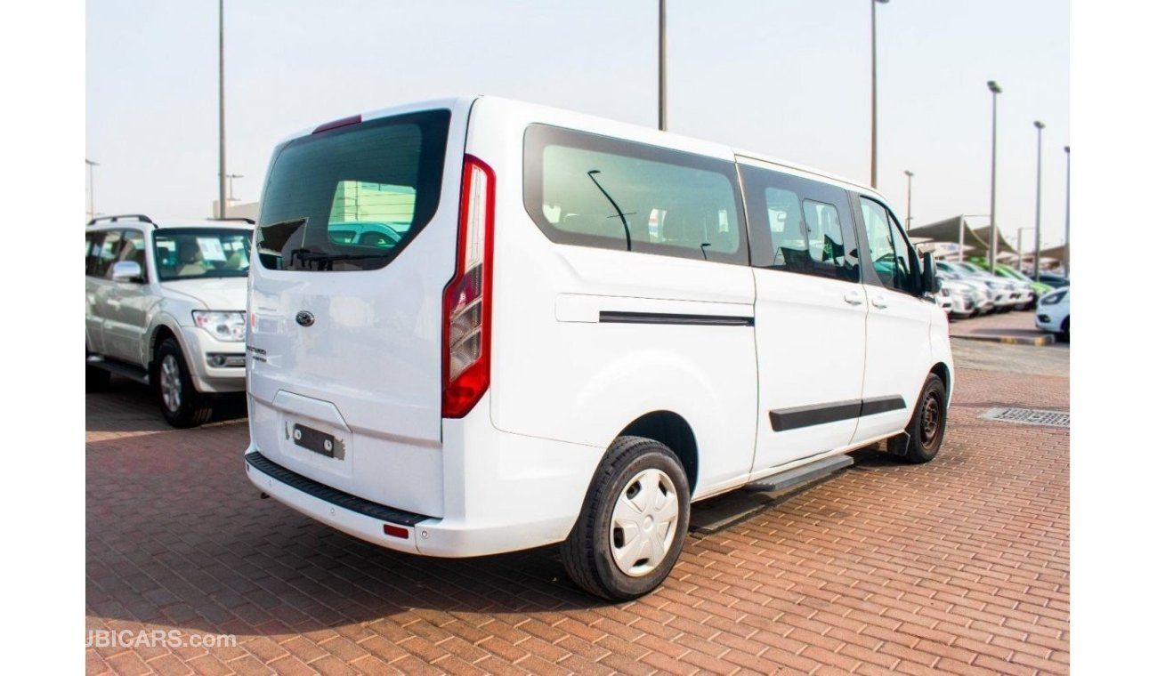 Ford Tourneo Custom 2019 | FORD TOURNEO | PASSENGER VAN 2.2L V4 DIESEL | 4-DOORS 9-SEATER | GCC | VERY WELL-MAINTAINED |