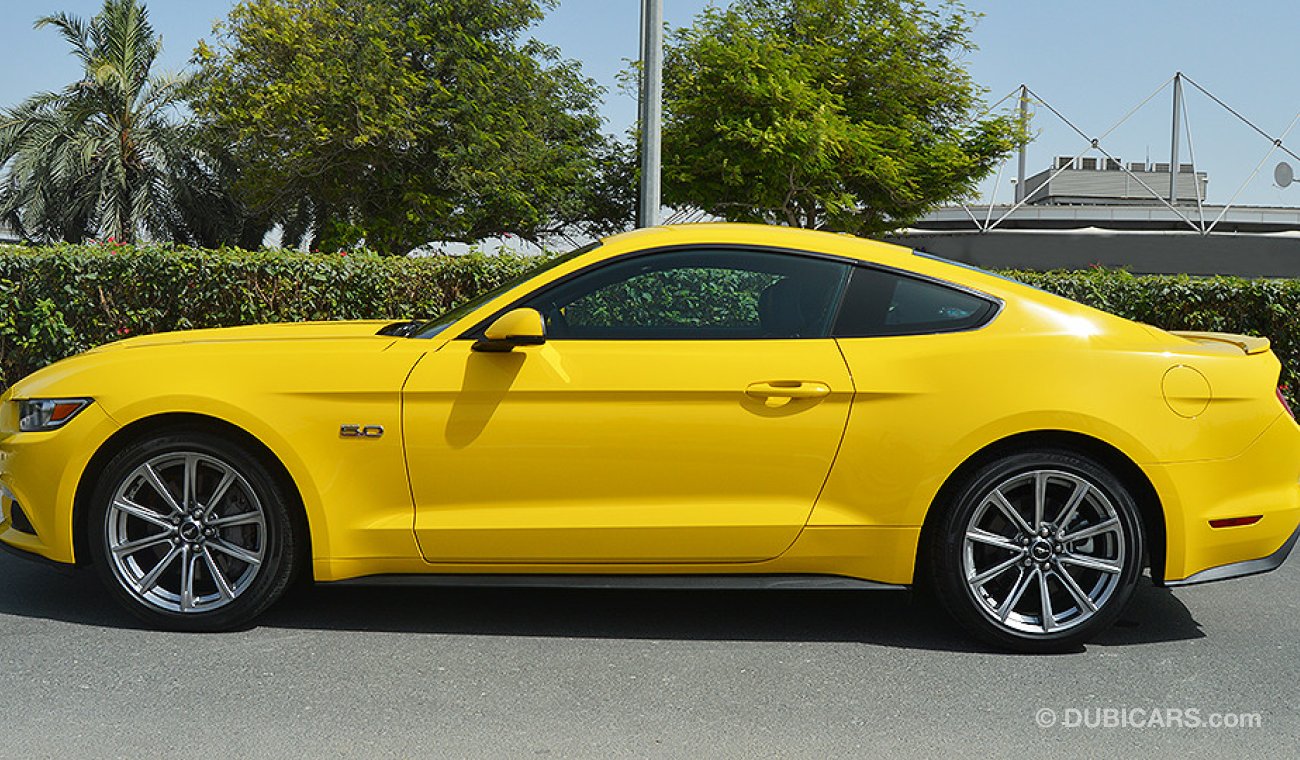 Ford Mustang GT Premium+, 5.0L V8 GCC, 0km w/ 3Years or 100K km Warranty and 60K km Service at AL TAYER