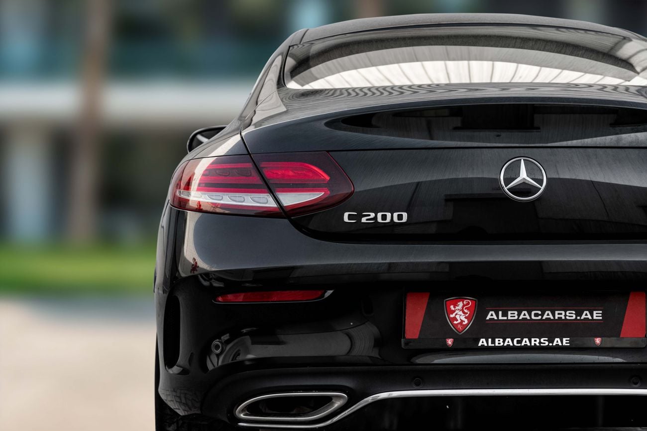 مرسيدس بنز C 200 C200 AMG Coupe | 3,036 P.M | 0% Downpayment | LOW KMS!