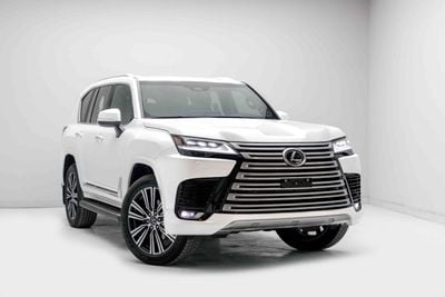 لكزس LX 600 Signature 3.5L - Sonic Quartz Inside Red | Export Only