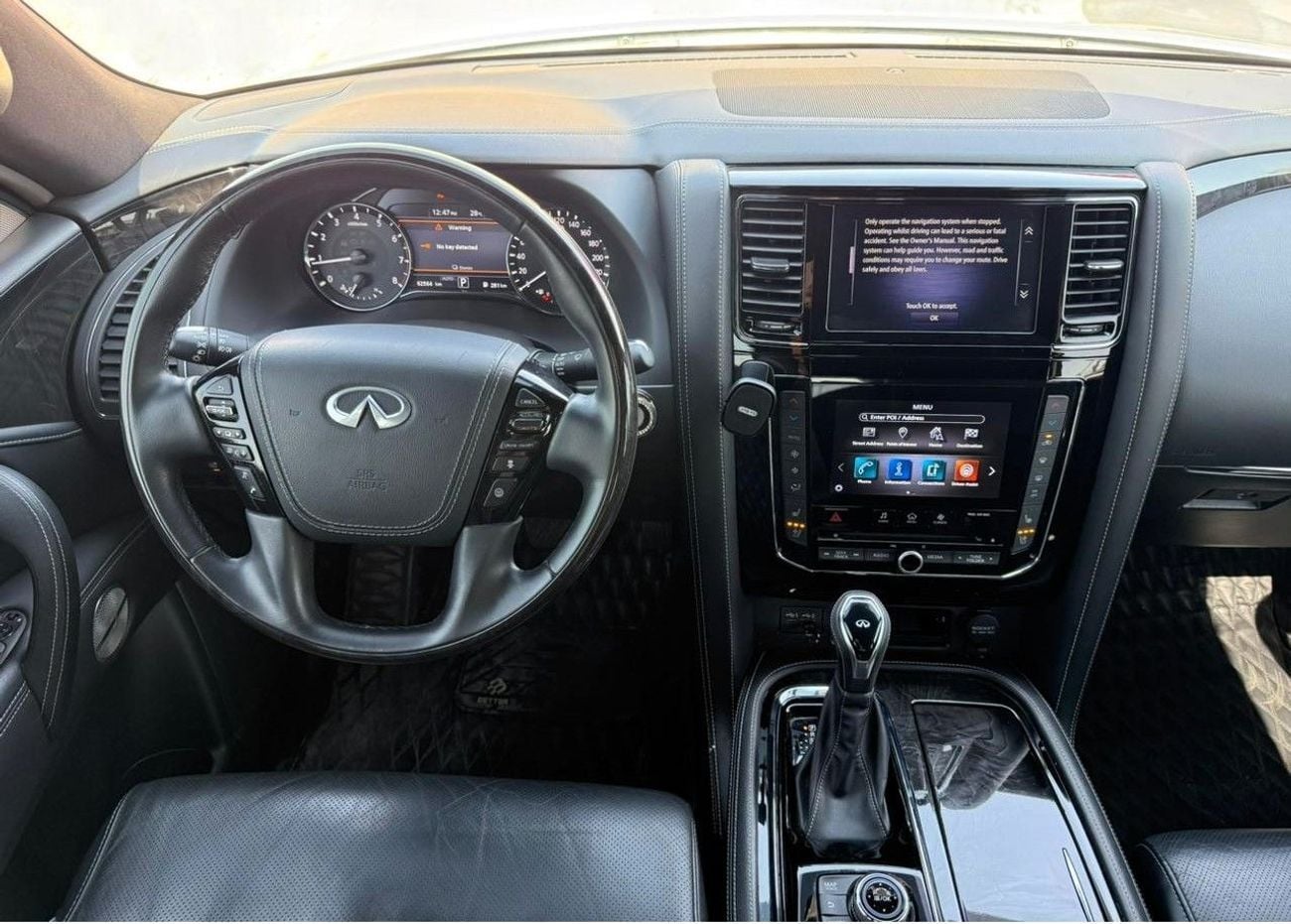 Infiniti QX80 Sensory 8 5.6L INFINITI QX80 | GCC SPECS | YEAR: 2021 | FULL-SERVICE HISTORY WITH AGENCY | WARRANTY