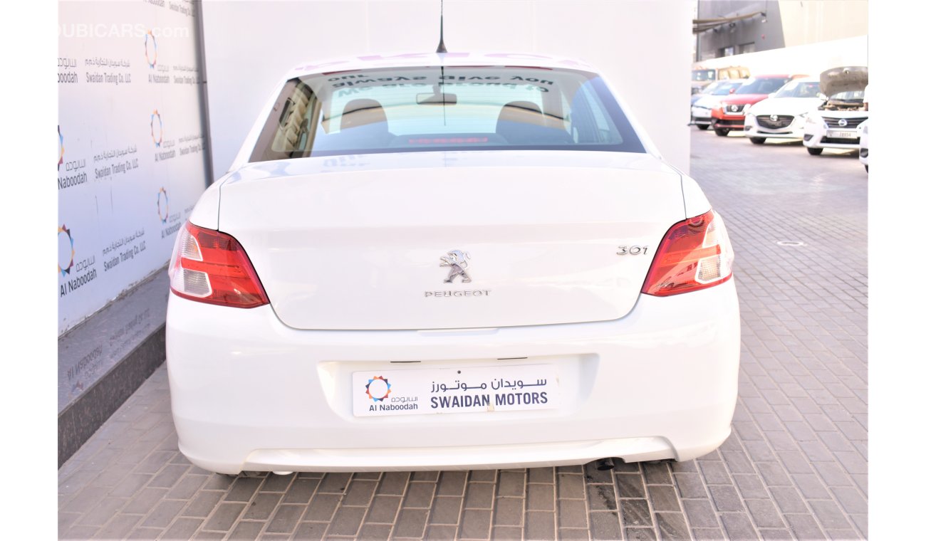 Peugeot 301 AED 490 PM | 0% DP | 1.6L ACCESS 2017 GCC WARRANTY