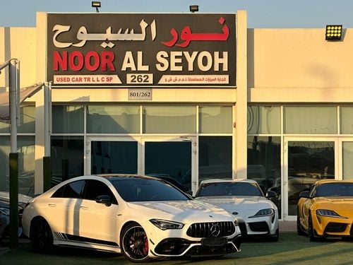 مرسيدس بنز CLA 45 AMG مرسيدس CLA45S وارد كلين تايتل صبغ وكاله بحاله ممتازه فل ابشن