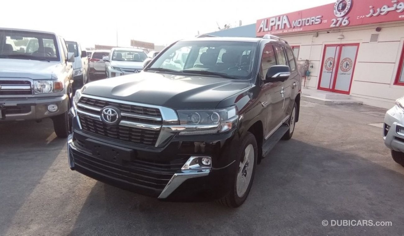 تويوتا لاند كروزر Toyota Land cruiser black GXR 4.6L V8 GT with leather seats (2021 Model)