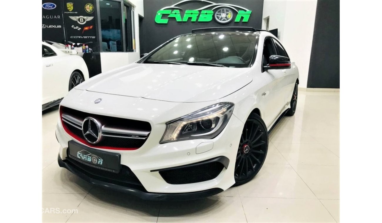 مرسيدس بنز CLA 45 AMG MERCEDES CLA/45 AMG EDITION ONE ORIGINAL GCC FOR 89K AED WITH 146K KILOMETRE