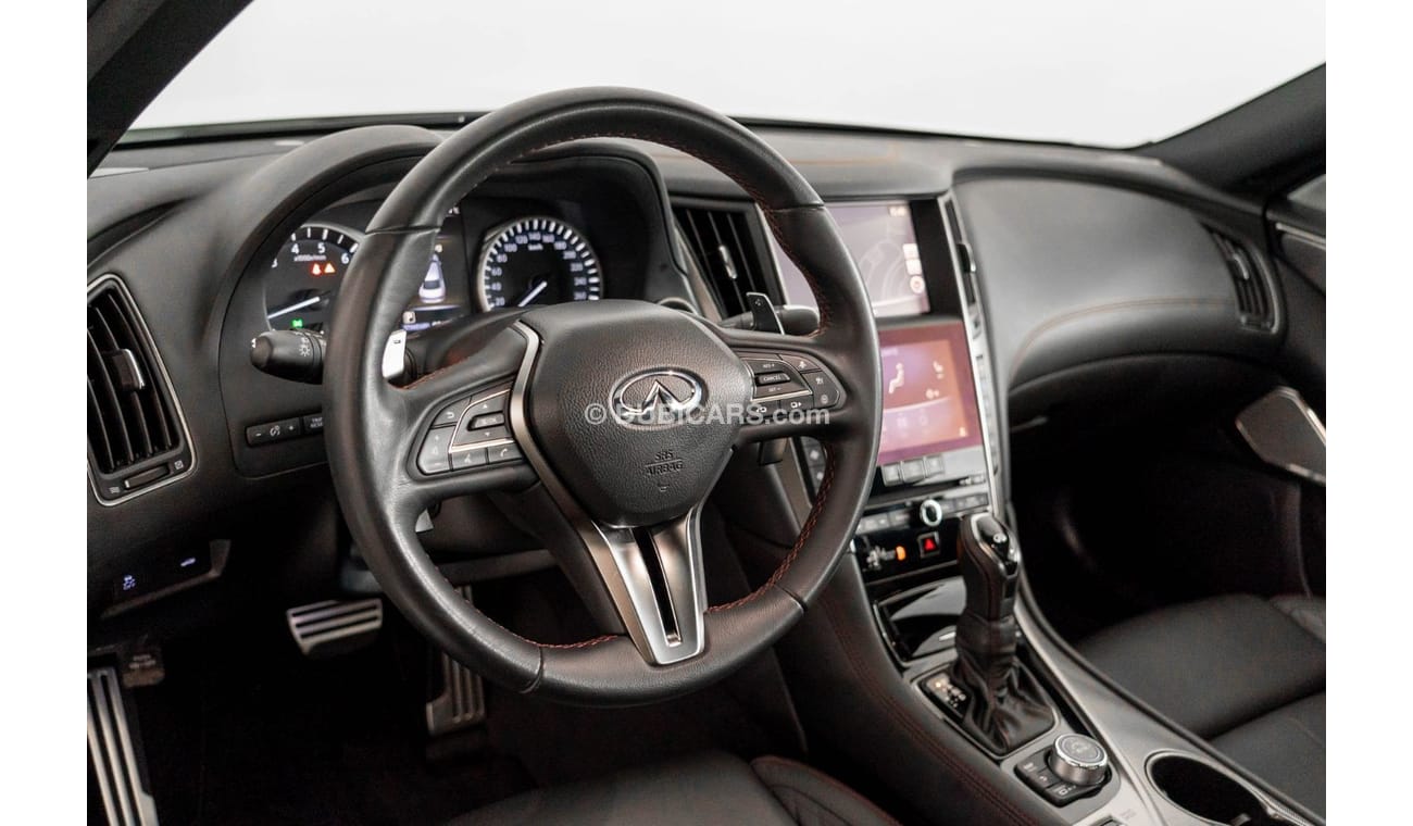 Infiniti Q50 Red Sport 400 2018 Infiniti Q50 S 3.0L V6 Red Sport / Full Infiniti History