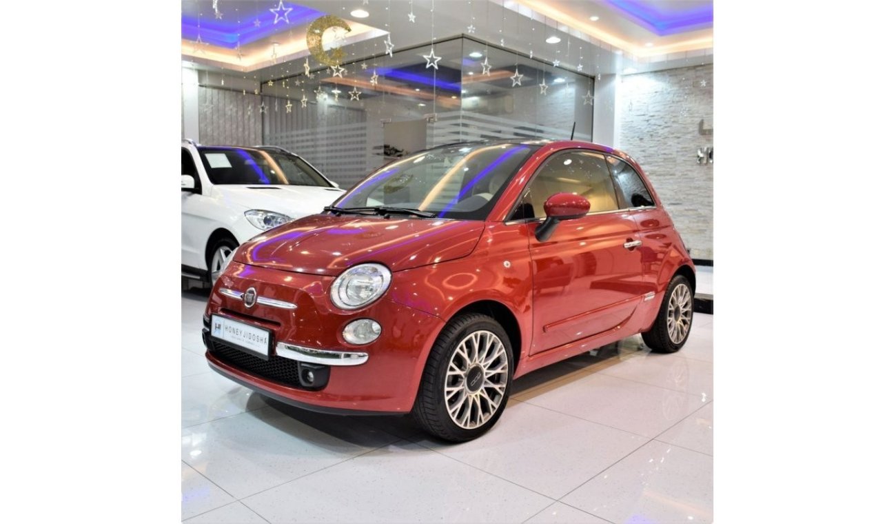 فيات 500 ONLY 52,000KM!! FIAT 500 ( 2016 Model ) in Red Color! GCC Specs