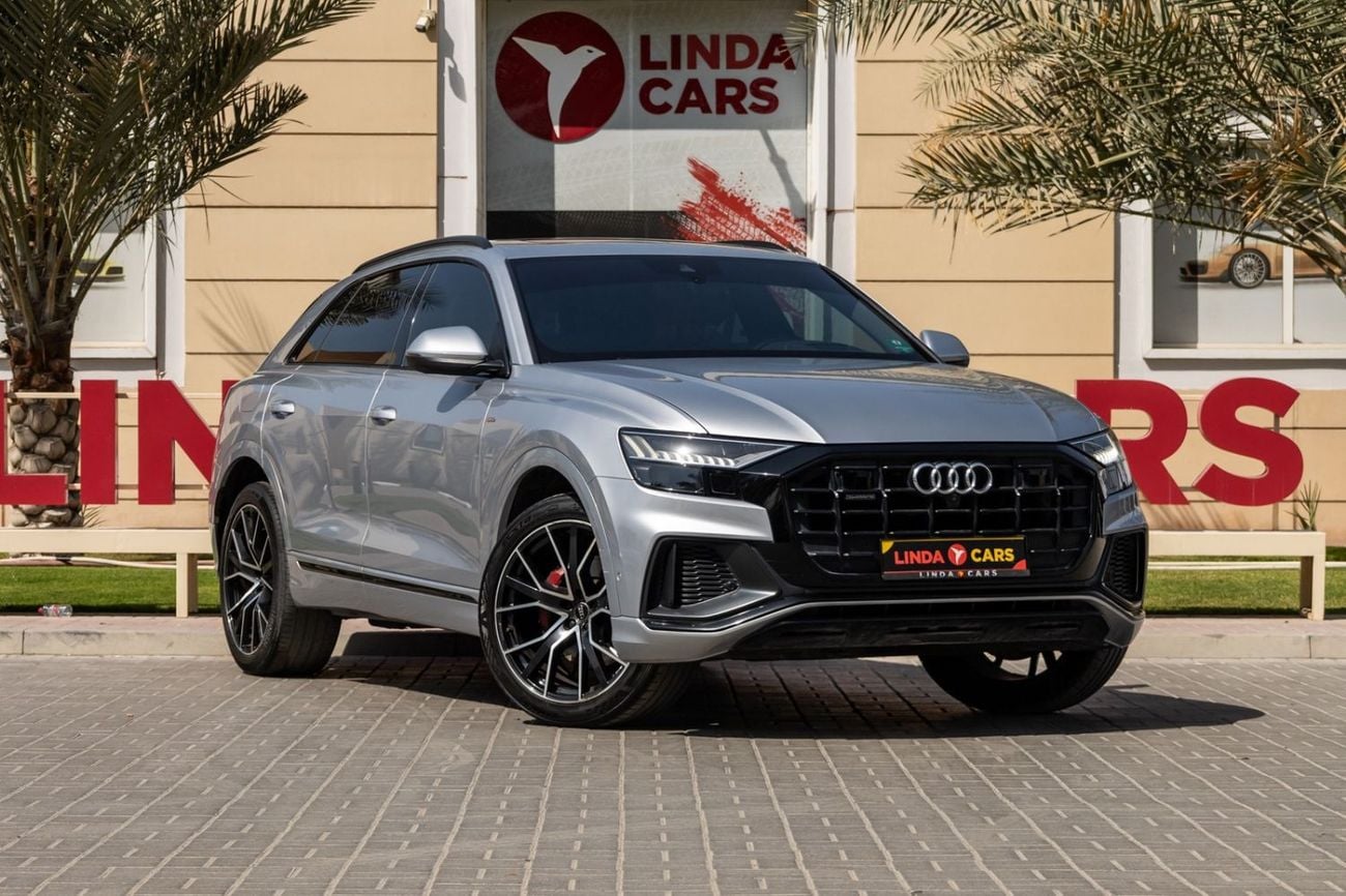Audi Q8 55 TFSI quattro S-Line 3.0L (340 HP) Audi Q8 55TFSI Quattro S-Line 2019 GCC | Warranty