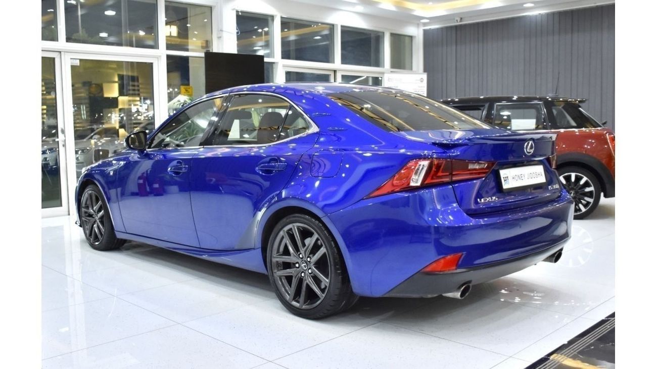 Lexus IS350 EXCELLENT DEAL for our Lexus IS350 F-Sport ( 2016 Model ) in Blue Color GCC Specs