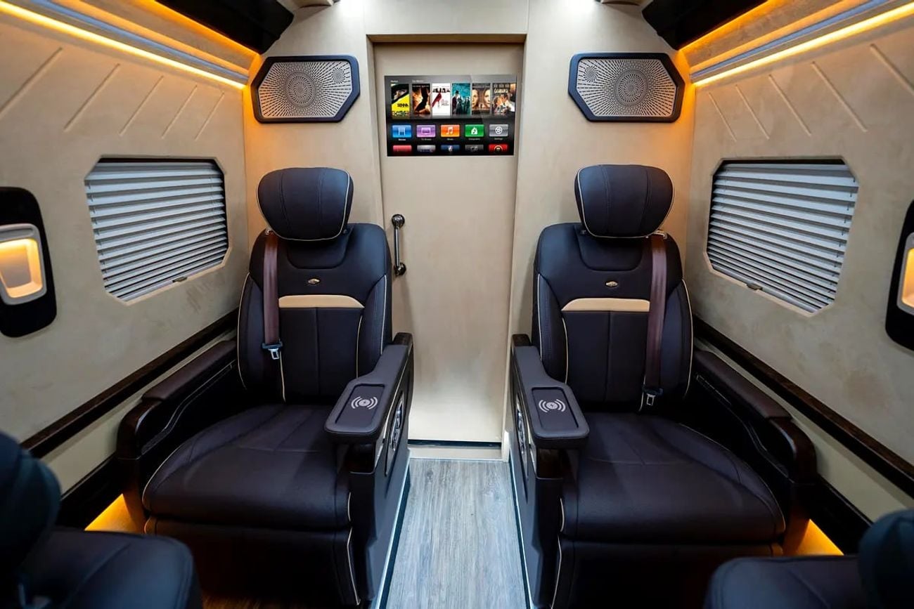 Mercedes-Benz Sprinter VVIP MERCEDES with Bathroom, Additional AC and Air Suspension- 2 Years Warranty VLINE