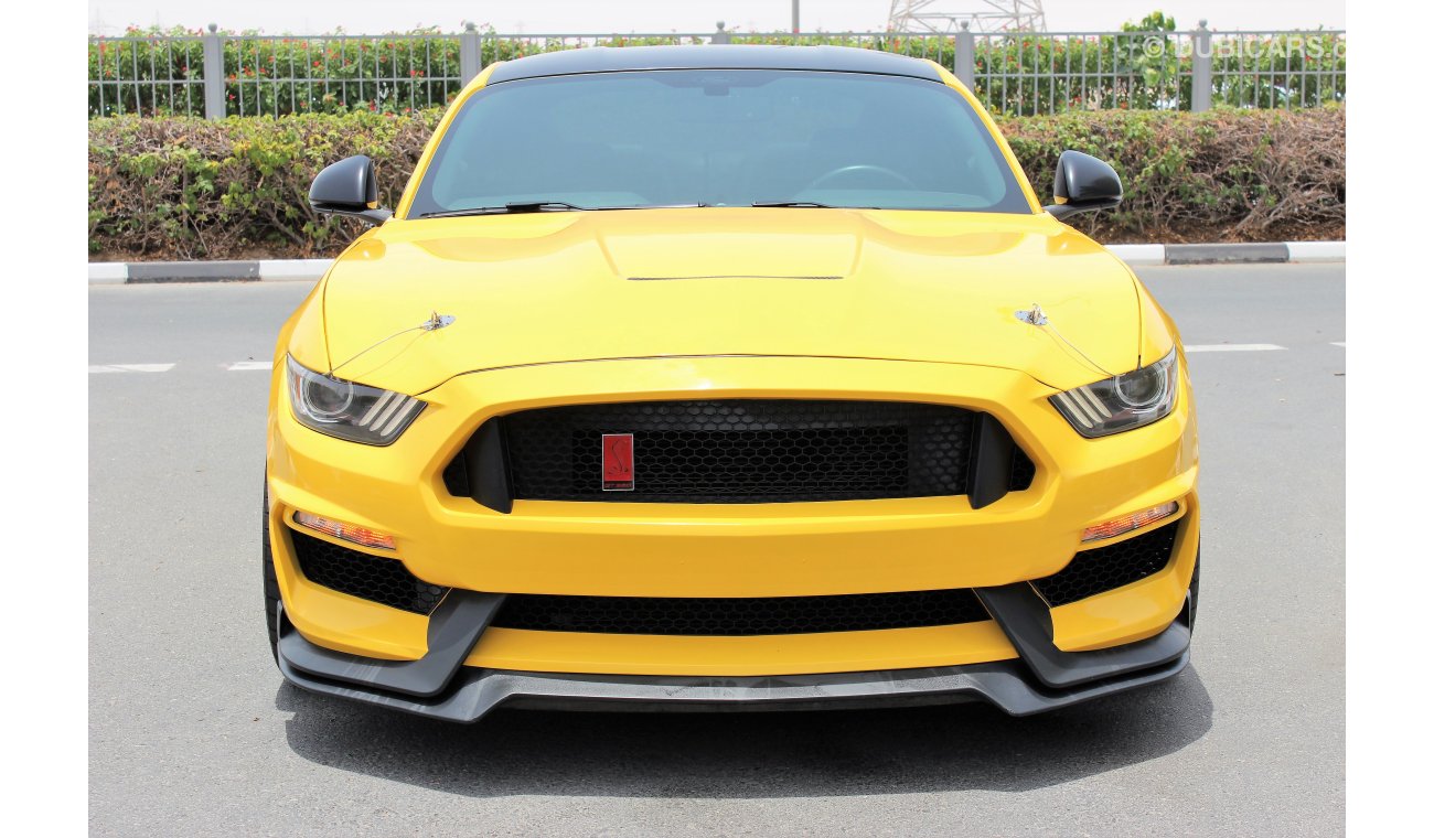 Ford Mustang Shelby body kit 5.0 V8 GT Premium 2015 , M/T, GCC, Warranty and free service Till 100K KM