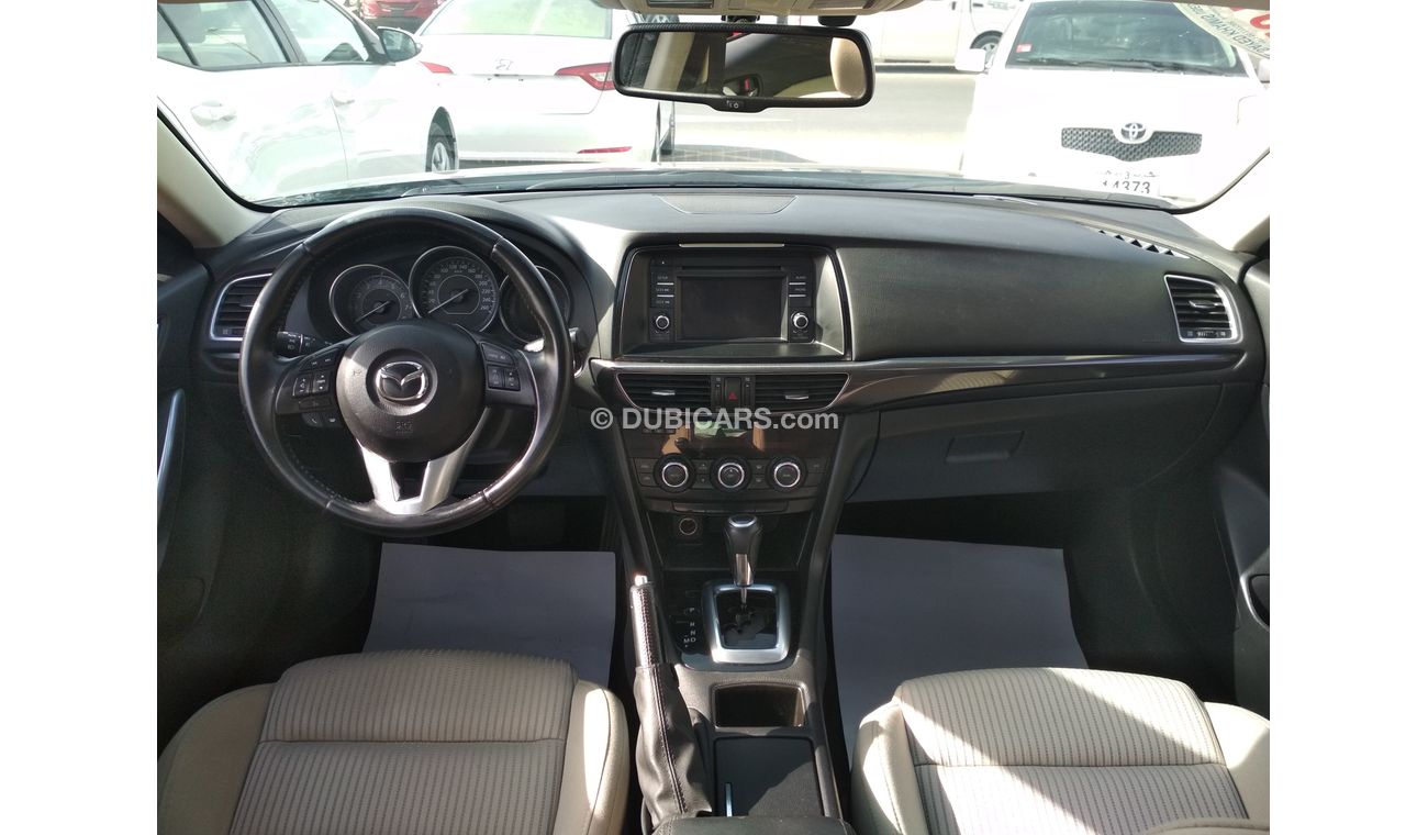 Mazda 6 GREY 2015 GCC FULL OPTION NO PAIN NO ACCIDENT PERFECT