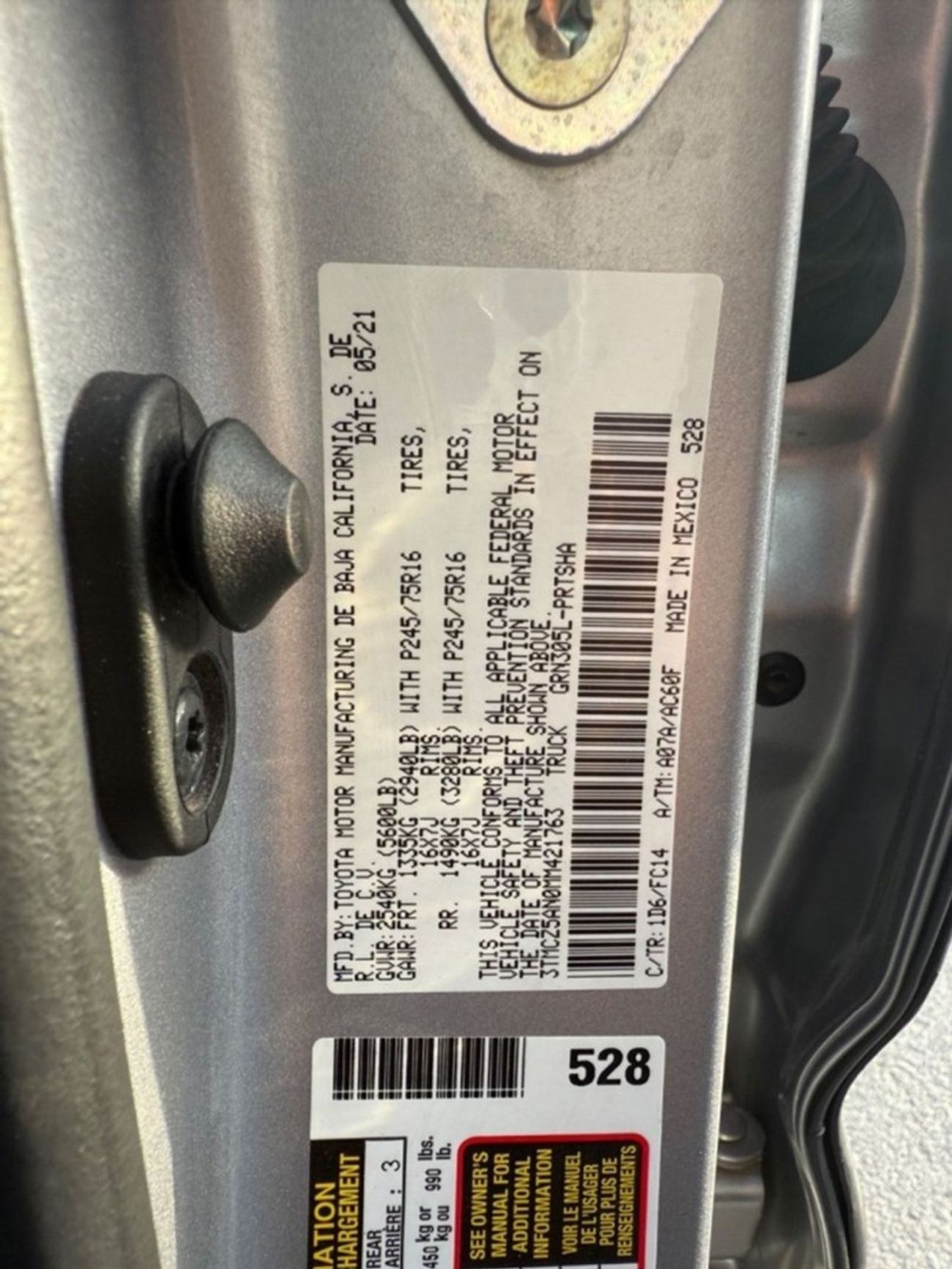 Toyota Tacoma 2021 TRD SPORT 4x4 - V6 USA IMPORTED/ RAMADAN OFFER