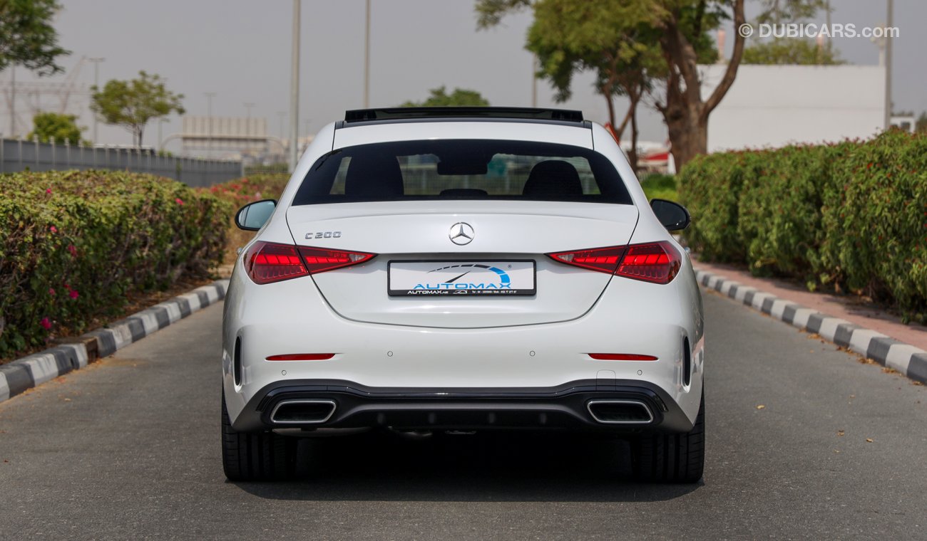 مرسيدس بنز C200 AMG خليجية 2022 , 0 كم , Night Package مع ضمان سنتين مفتوح الكيلو وصيانة 3 سنوات أو 60 ألف كم من EMC