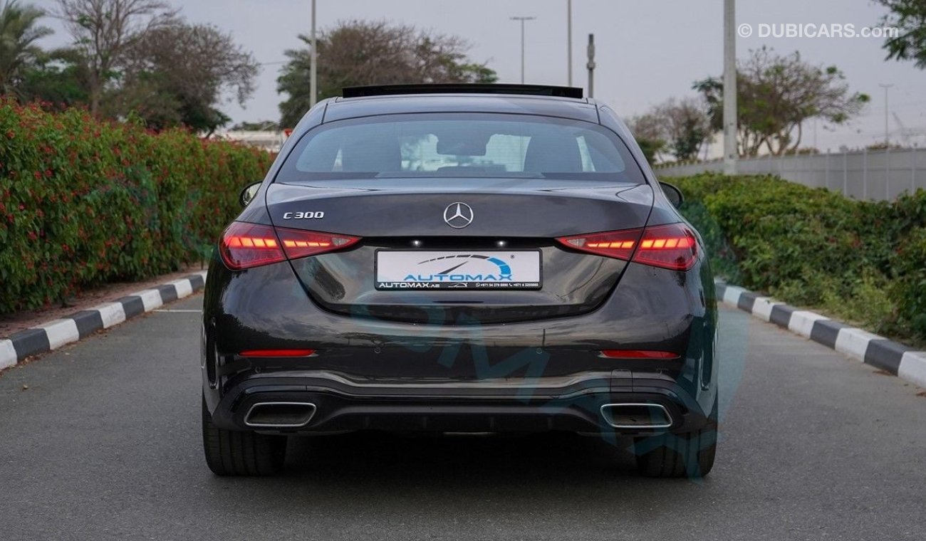 Mercedes-Benz C 300 “Baby S Class” , Night Package , 2023 GCC , 0Km , With 2 Years Unlimited Mileage Warranty