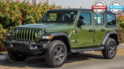 Jeep Wrangler 2021 UNLIMITED SPORT V6 3.6L W/ 3 Yrs or 60K km Warranty @ Trading Enterprises