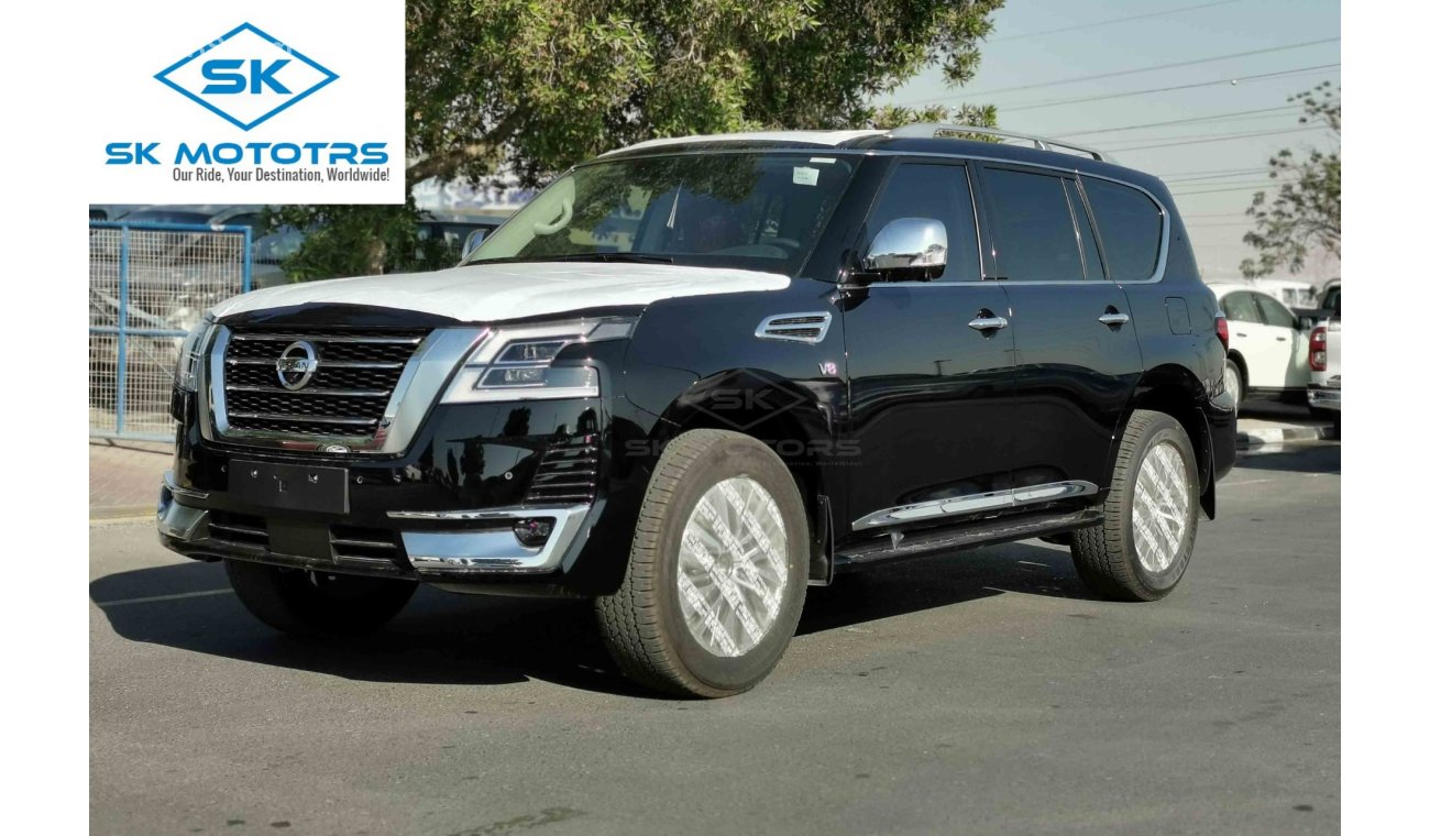 نيسان باترول 5.6L V8 PETROL, 20" RIMS, CLIMATE CONTROL, DRIVER MEMORY SEAT, HEATED SEATS (CODE # NPFO01)