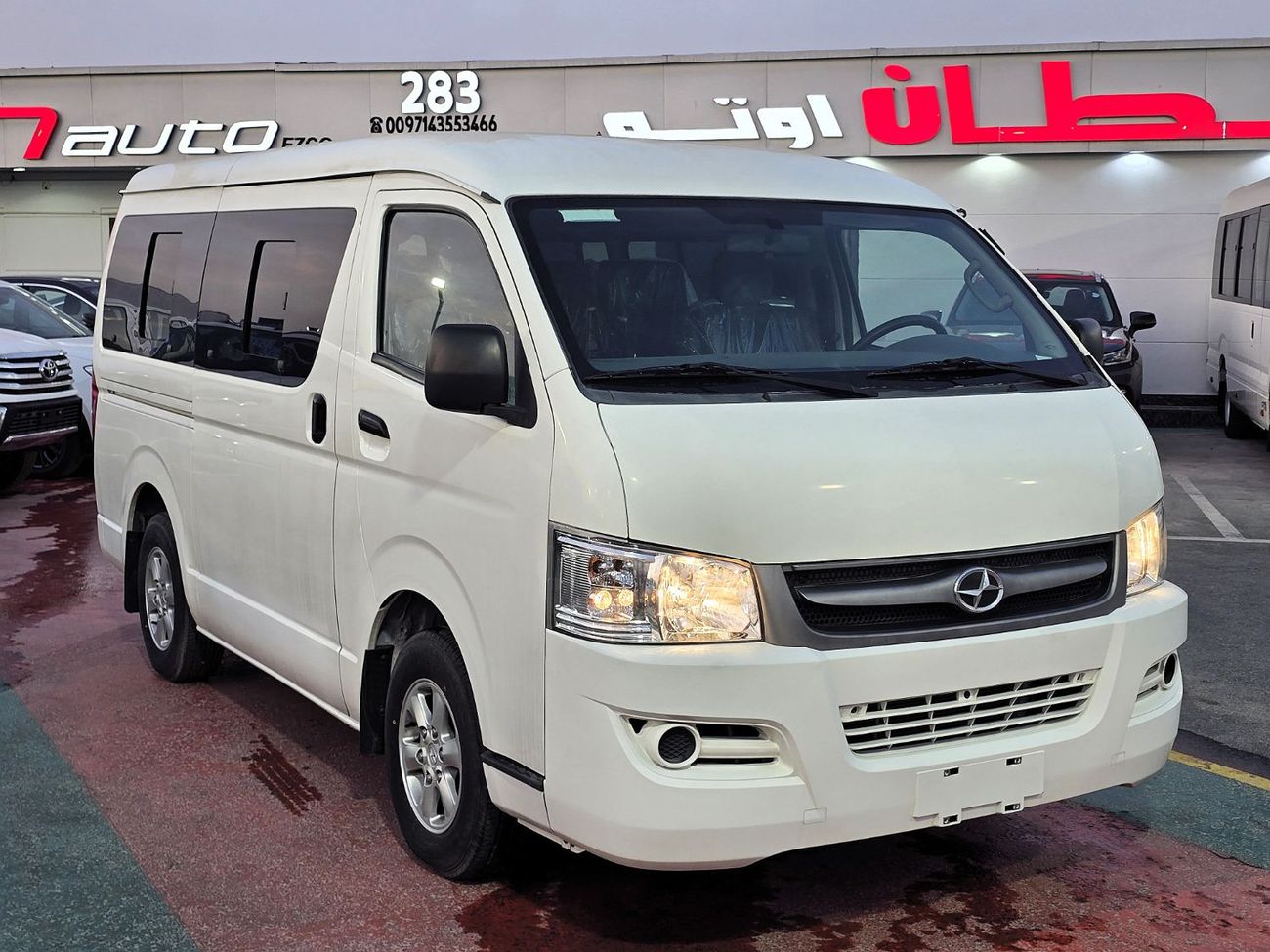جويلونغ A4 JOYLONG A4 Bus 2.5L V4 Diesel 15 Seats   White color 2023 Model