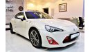 Toyota 86 GTX 86 2014 Model!! in White Red Color! GCC Specs