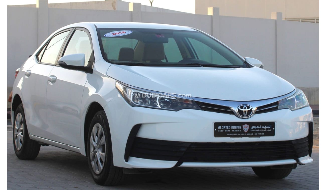 Toyota Corolla SE Toyota Corolla 2018 GCC, in excellent condition