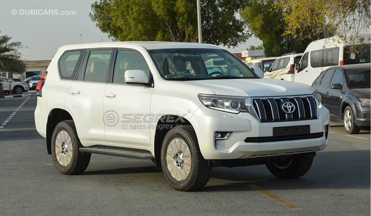 تويوتا برادو 2020 2.7L PETROL,A/T VX ,Sunroof, 2 electric seats ,Black inside Black Available -اسود متوفر