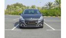 Peugeot 208 AED 321/month | 2019 | PEUGEOT | 208 | ACTIVE 1.6L | GCC SPECS | P00924