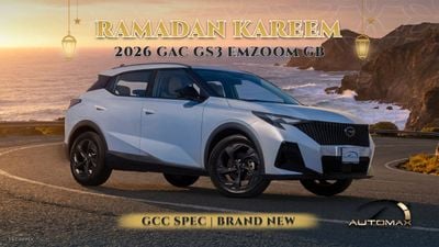 جي إي سي GS3 إمزوم GB 1.5T 2026 GCC 0Km With 5 Years Or 150,000 Km Warranty @Official Dealer