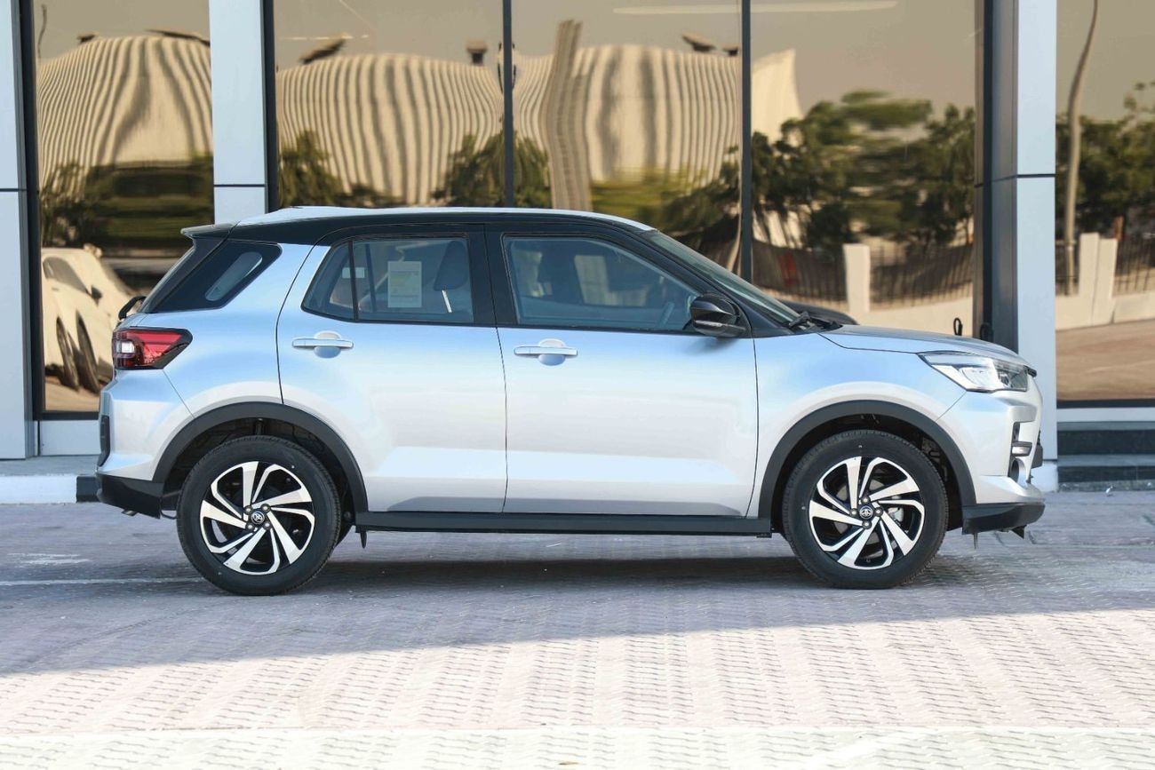 Toyota Raize 2024 Toyota Raize G 1.0 - Metallic Silver & Pearl Black Roof inside Black | Export Only