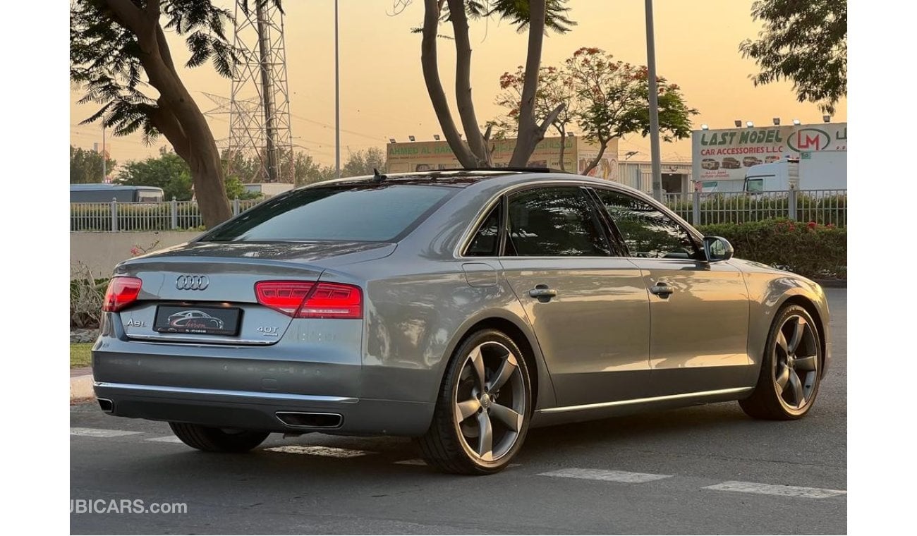 أودي A8 AUDI A8 L 4.0 TFSI QUATTRO GCC 2014 FULL OPTIONS TOP OF RANGE DEALER WARRANTY