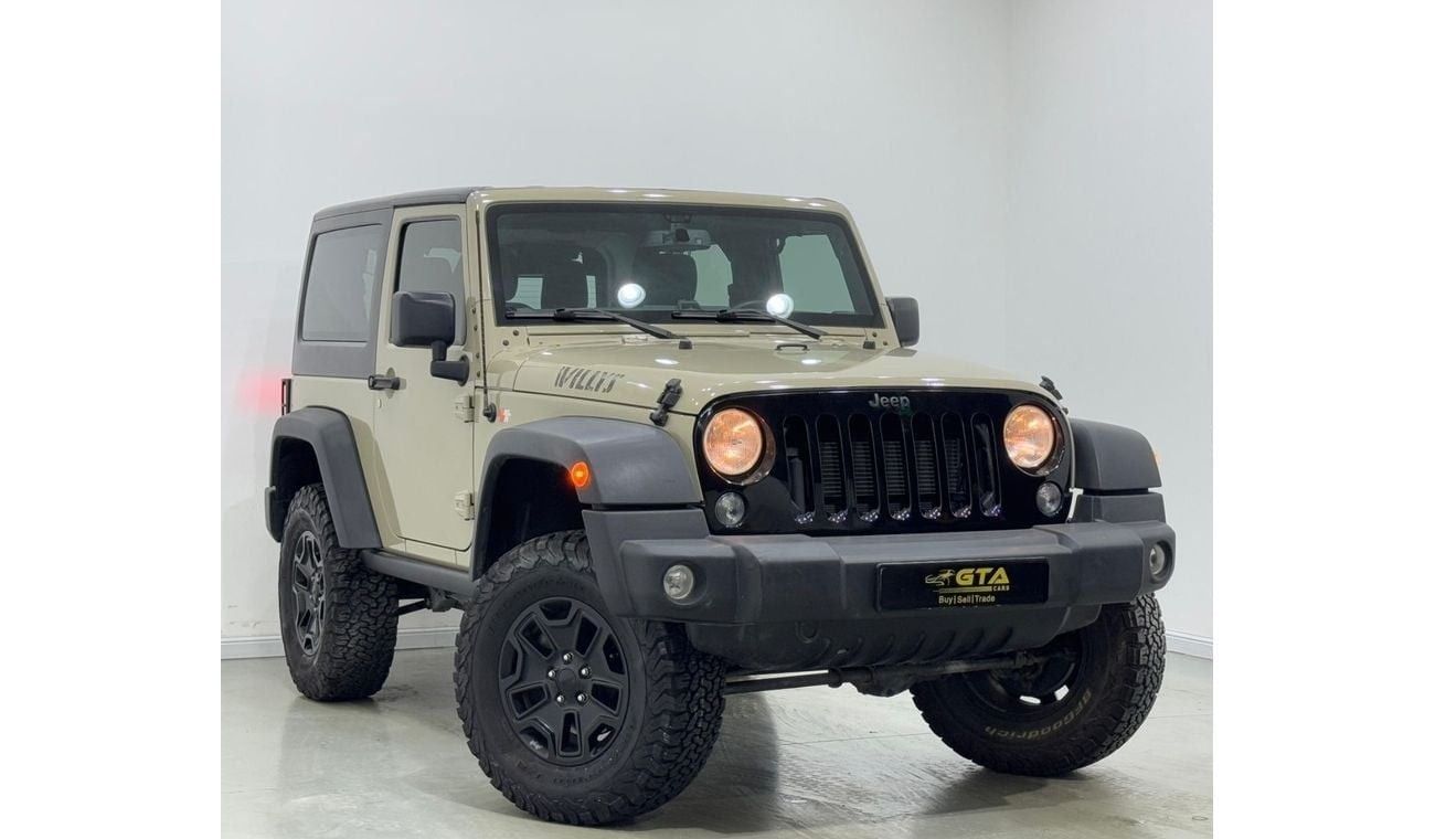 Jeep Wrangler Willys Wheeler 3.6L A/T (3 Door) 2017 Jeep Wrangler Willys Wheelers, Full Jeep Service His