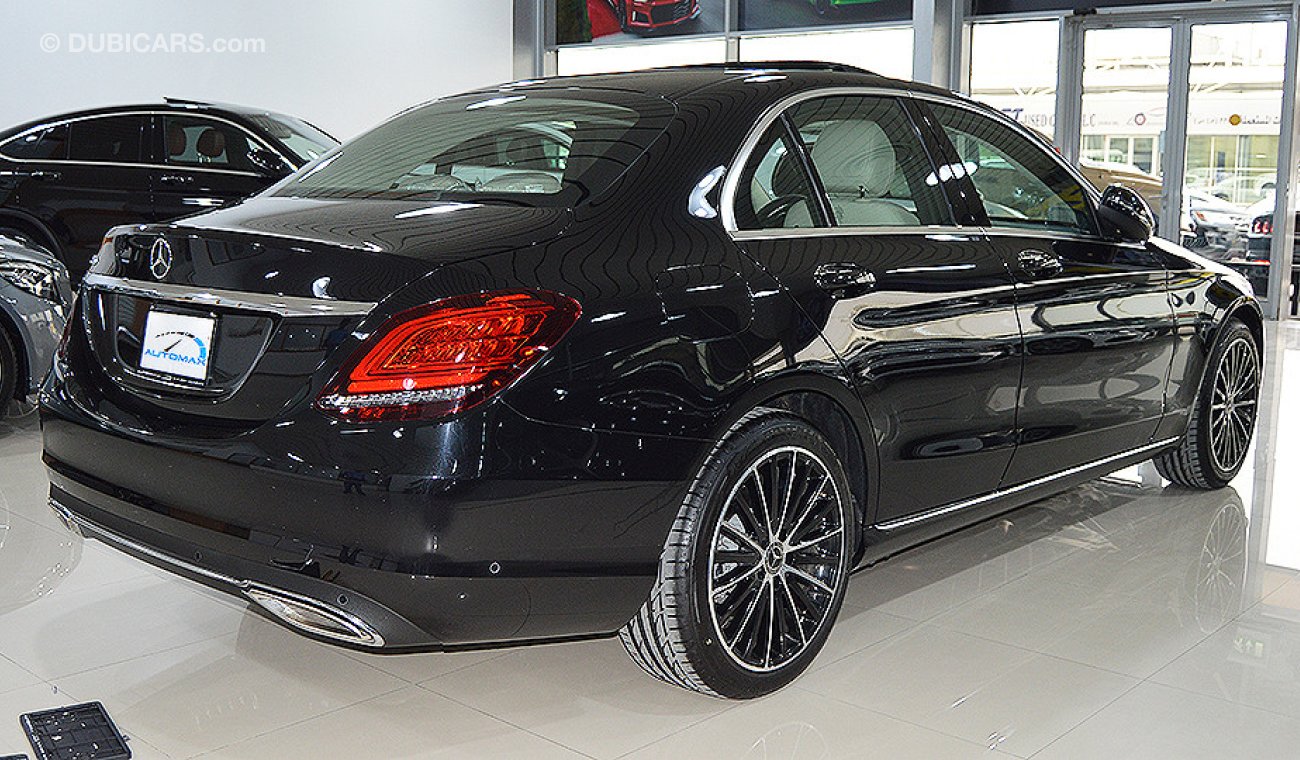 Mercedes-Benz C200 AMG 2019 Sedan, GCC, 0km with 2 Years Unlimited Mileage Warranty from Dealer # SUMMER OFFER