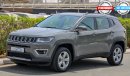 جيب كومباس جيب كومباس ليميتيد V4 2.4L 4x4 خليجية 2019 0Km مع ضمان 3 سنوات أو 100 ألف Km