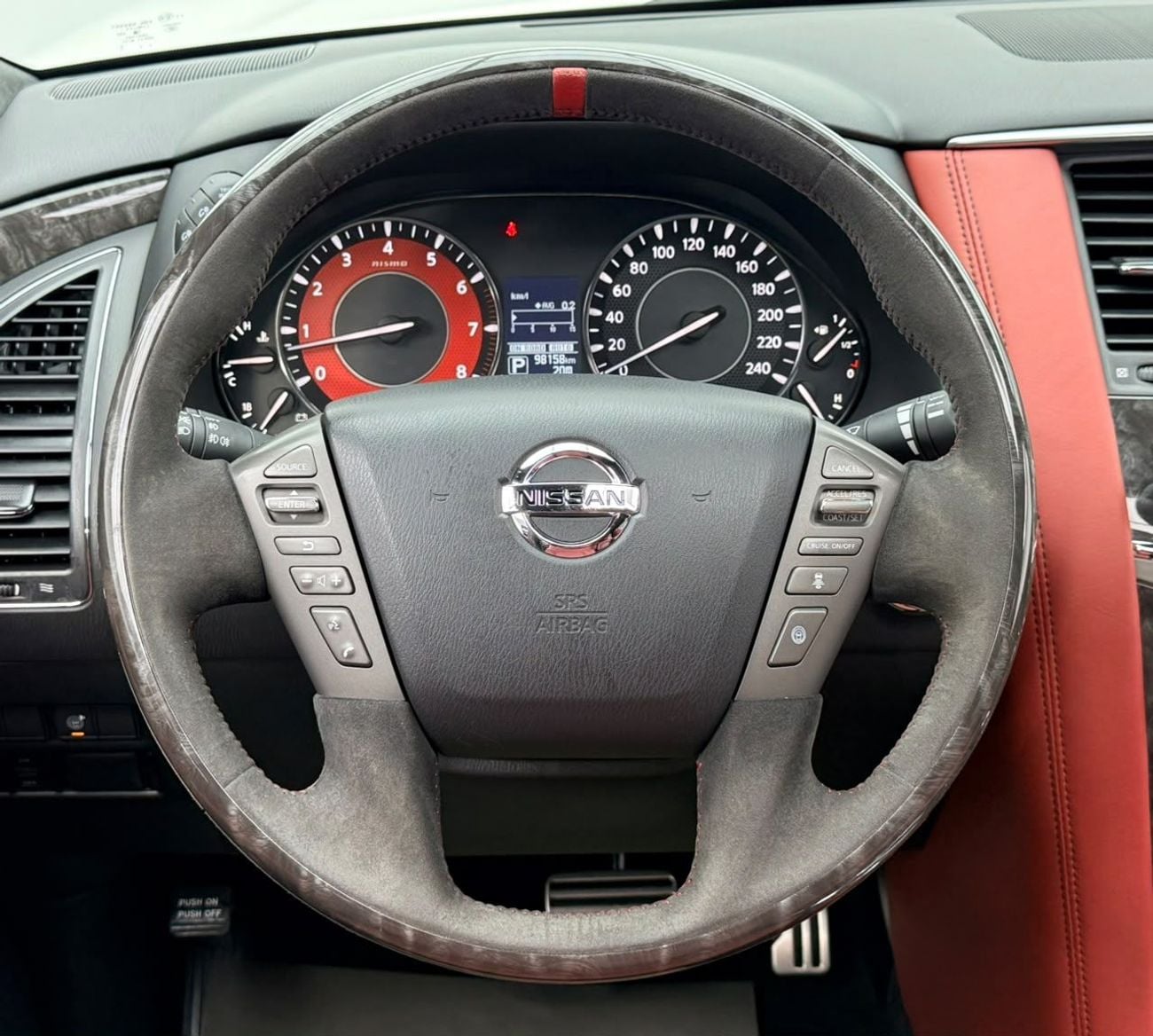 نيسان باترول NISMO نيسان باترول نيسمو 2019، ضمان، سجل صيانة كامل لدى نيسان، حالة ممتازة، خليجية