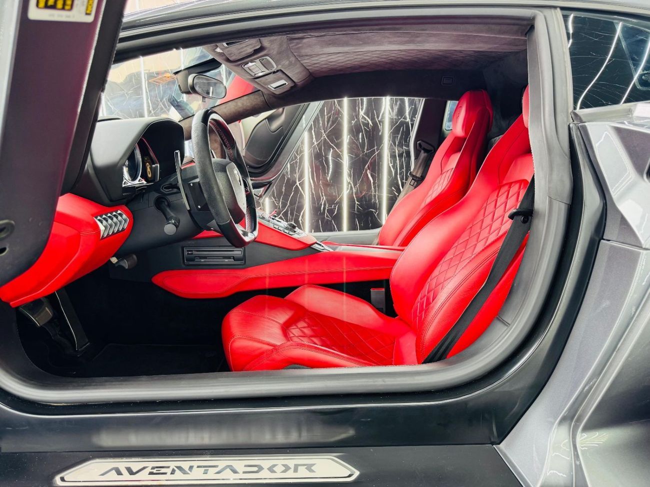 Lamborghini Aventador 6.5L V12 2015 Lamborghini Aventador LP700-4, Full Lamborghini Service History, Very Low Kms, GCC