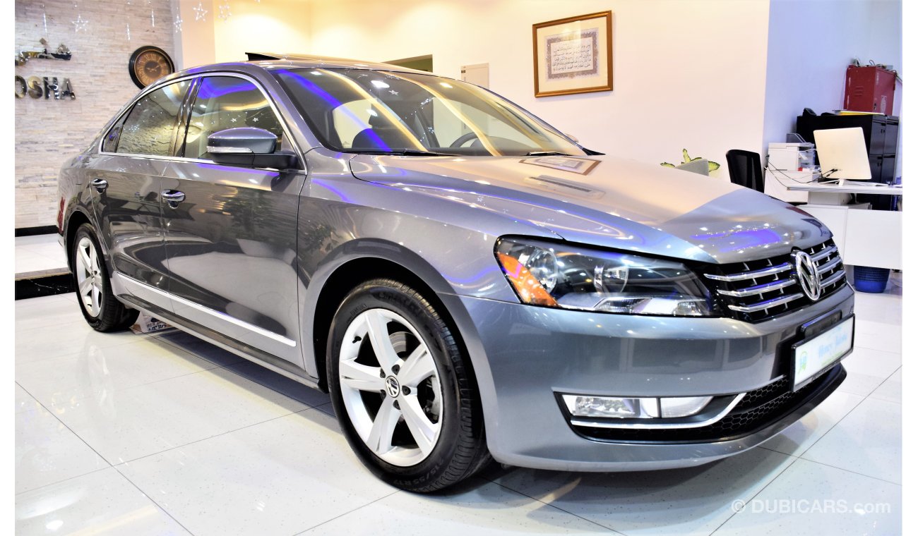 فولكس واجن باسات ONLY 63000KM! AMAZING Volkswagen Passat 2015 Model!! in Grey Color! GCC Specs