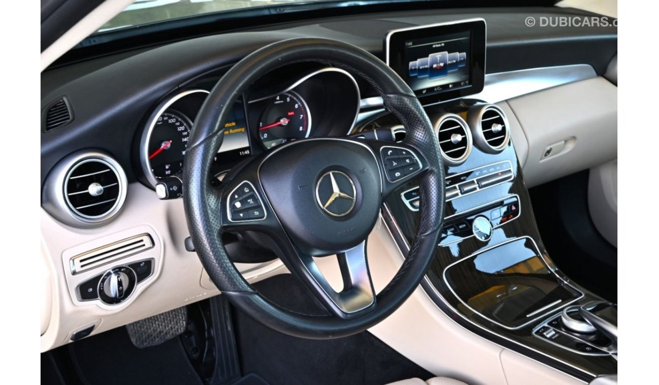 Mercedes-Benz C 300 Sport Mercedes C 300 - AMG Look - Panoramic Roof - Leather Seats - AED 1,050 Monthly Payment -0% DP