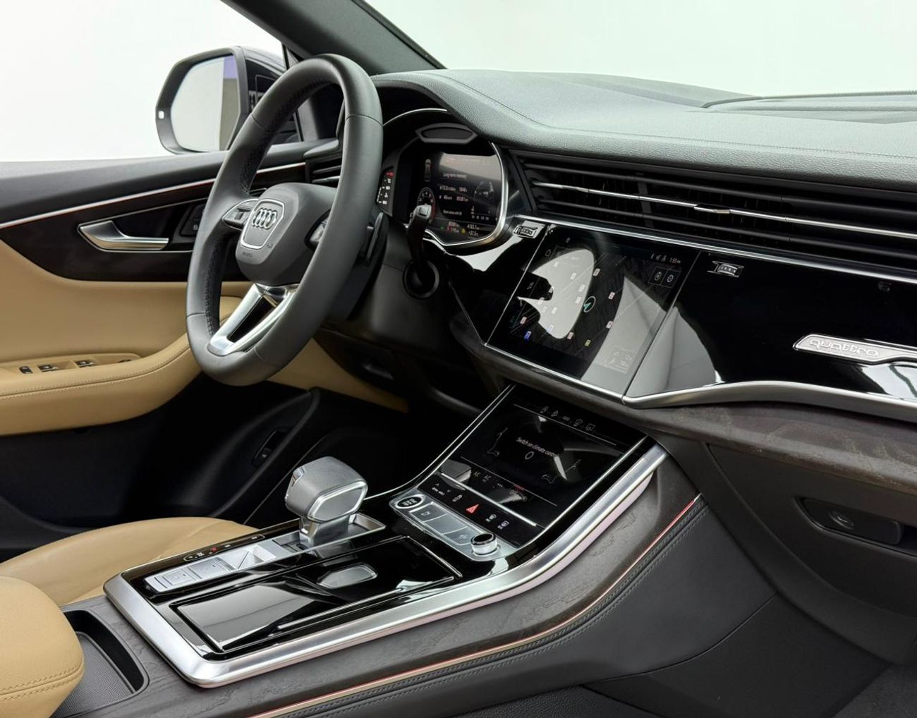 أودي Q8 55 TFSI quattro (340 HP) 2023 Audi Q8 55 TFSI Quattro, 2028 Audi Warranty, Full Audi Service History