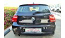 BMW 116i i - ZERO DOWN PAYMENT - 940 AED/MONTHLY - 1 YEAR WARRANTY