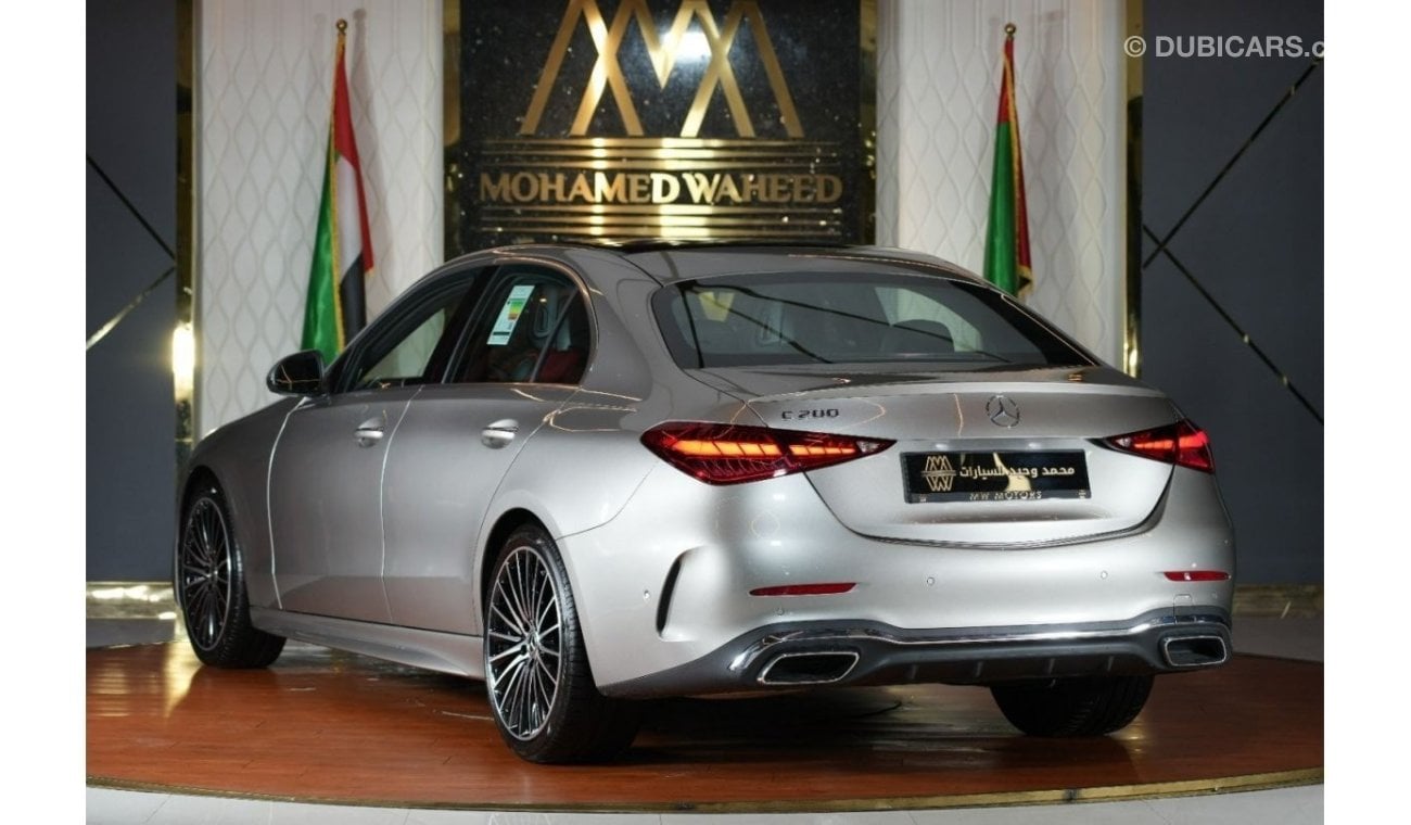 مرسيدس بنز C200 Mercedes-Benz C 200 Premium Plus | 2024 GCC 0km | 5 Years Agency Warranty