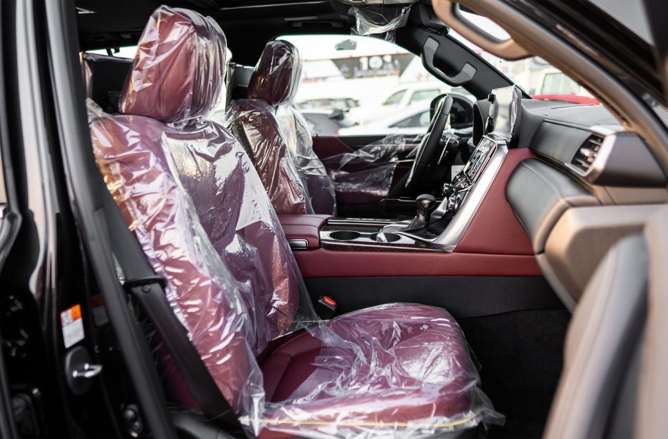 لكزس LX 600 SIGNATURE 2026 Lexus LX600 Turbo sport 3.5L Twin-Turbo AT Petrol (Black-red)