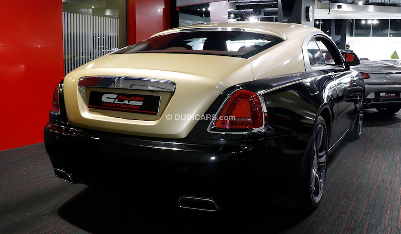 Rolls-Royce Wraith Gold Vinyl Wrap