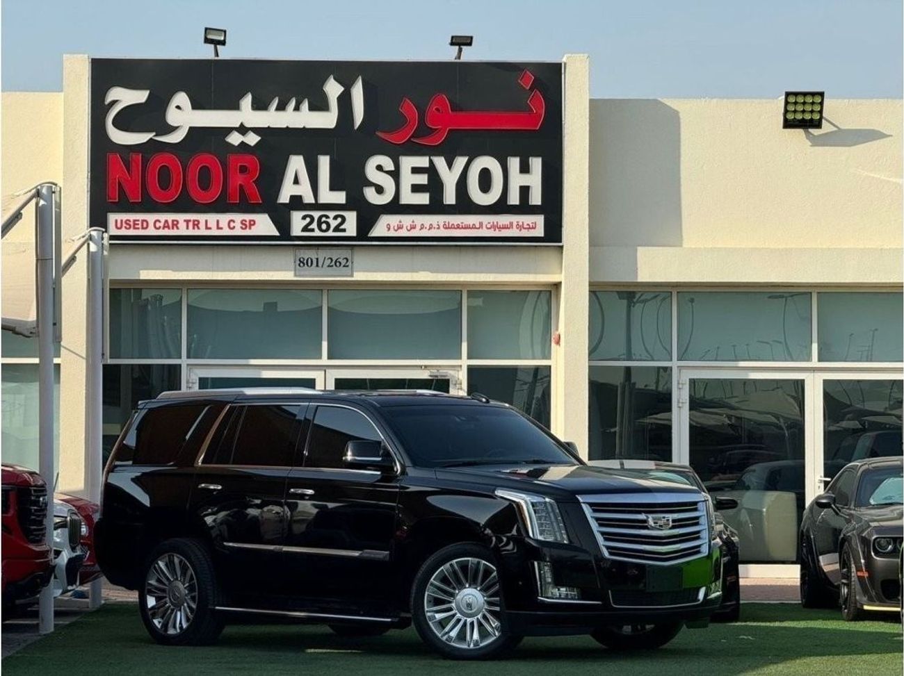 كاديلاك إسكالاد كاديلاك سكاليد سبورت بلاتينيوم خليجي 2018 تشييكات الوكالة  صبغ وكالة بحالة الوكالة