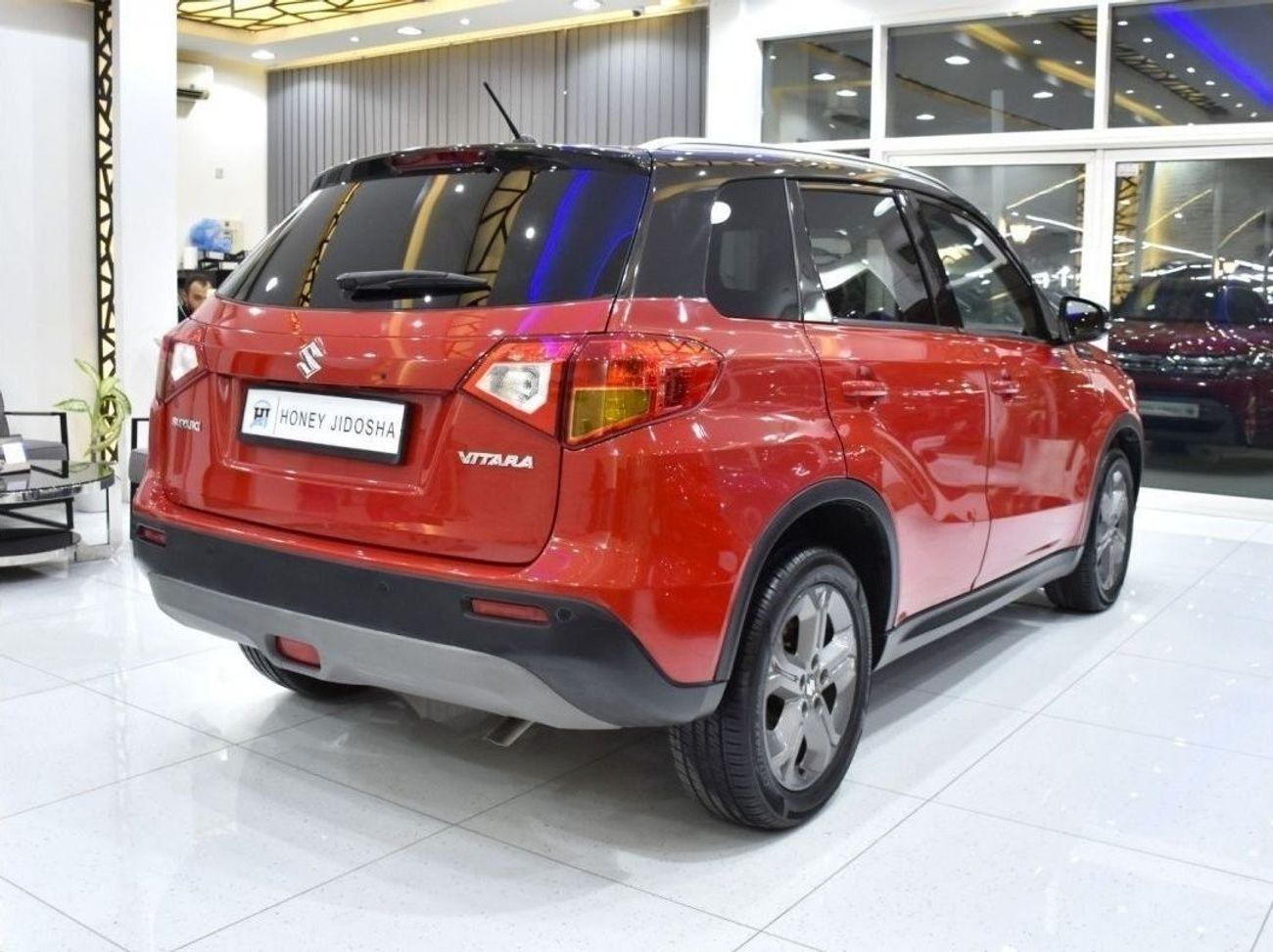Suzuki Vitara EXCELLENT DEAL for our Suzuki Vitara ( 2017 Model ) in Red Color GCC Specs