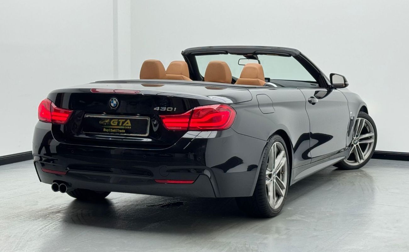 بي أم دبليو 430i 2018 BMW 430i M Sport Convertible, 1 Year Warranty, 12/26 BMW Service Contract, BMW Agency FSH, GCC