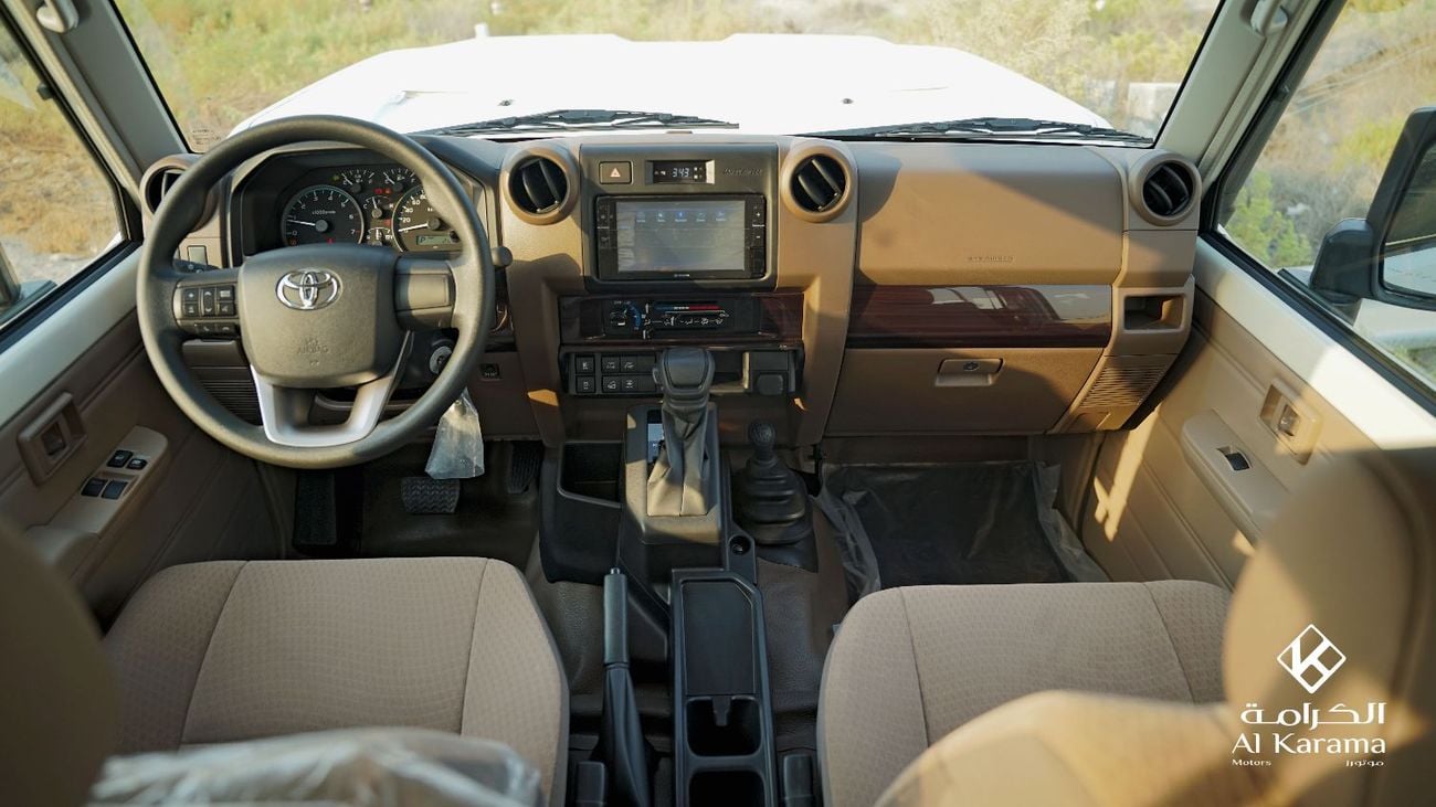 Toyota Land Cruiser 70 78 - 4.0L Hard Top Petrol Engine with Automatic Gears - Power window and mirror - GCC