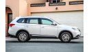 Mitsubishi Outlander 2017 GCC under Warranty with Zero downpayment.