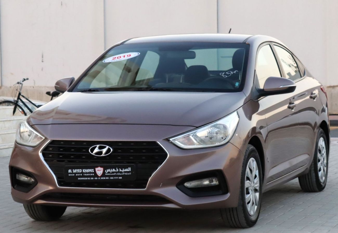 Hyundai Accent Base Hyundai Accent 2019 GCC, in excellent condition, without paint, without accidents