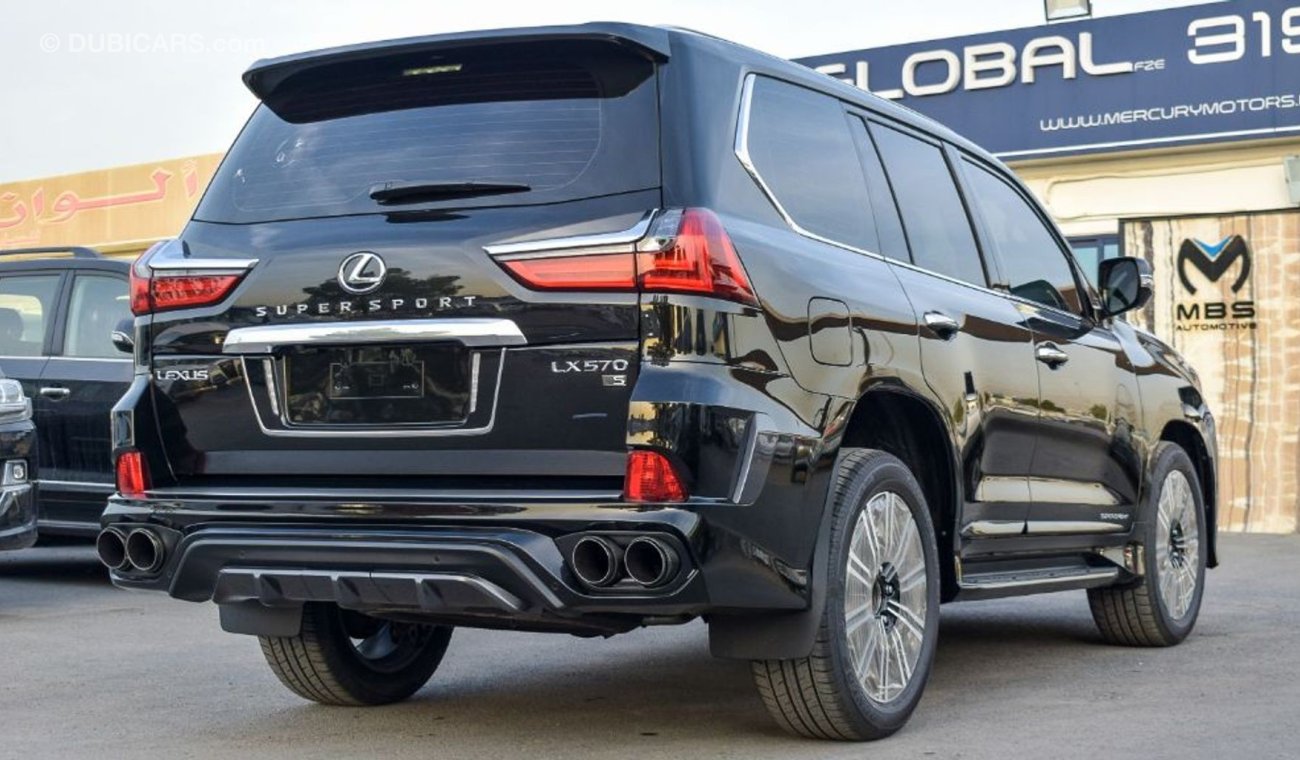 لكزس LX 570 5.7L Petrol A/T Super Sport Full Option with Luxury MBS  Body Kit