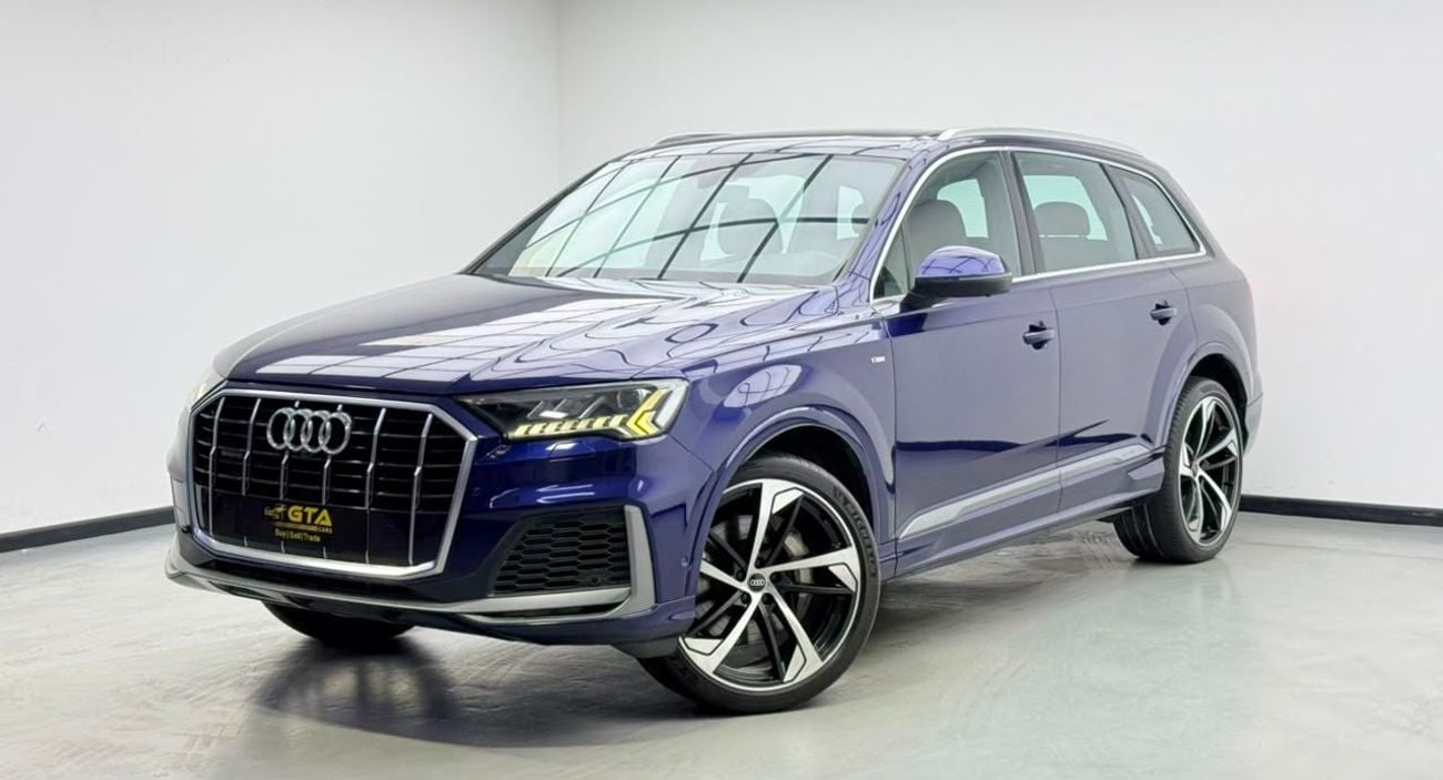أودي Q7 55 TFSI S-LINE LUXURY 55 TFSI quattro S-Line 3.0L 2021 Audi Q7 55 TFSI S-Line, Warranty, Full Audi S